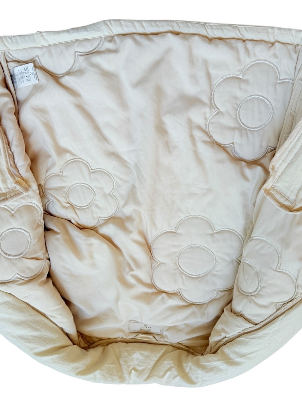 Free People Blank NYC Quilted Floral Bath Jacket Sz XS - Picture 9 of 10